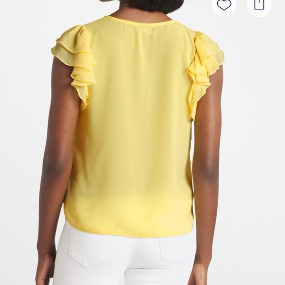 1. State Dakota Flutter Sleeve Blouse - Picture 5 of 6